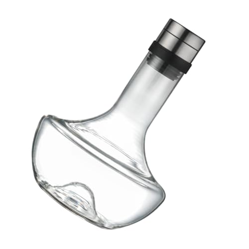 Mikinona Eleganter Weindekanter Aus Glas 1000 Ml Tragbarer Rotweinspender Atmungsaktives Design Geeignet Für Getränke Mikinona Eleganter Weindekanter Aus Glas 1000 Ml Tragbarer Rotweinspender Atmungsaktives Design Geeignet Für Getränke von Mikinona