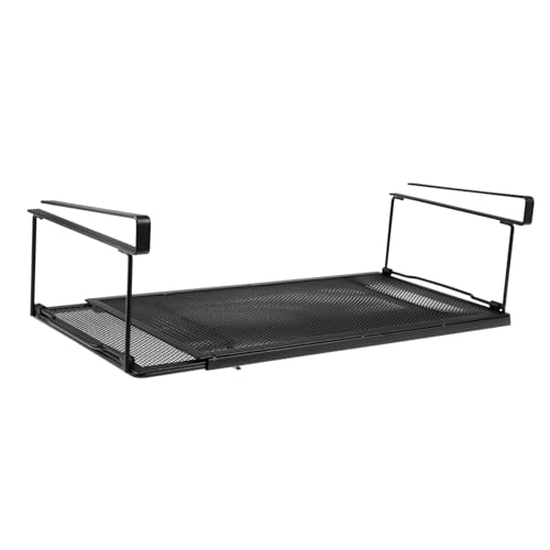 Mikinona Erweiterbares Unterregal für Schuhaufbewahrung Verstellbarer Hängeregale Organizer für Küche Badezimmer und Wohnzimmer Robuste Metallkonstruktion zur Optimalen Raumnutzung von Mikinona