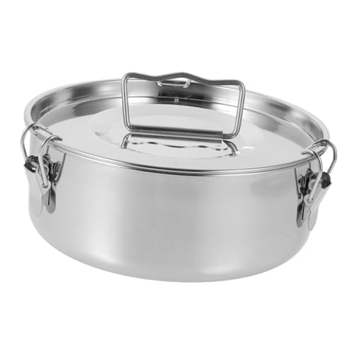 Mikinona Flanera Flanform mit Deckel Multifunktionaler Flan Maker und Dampfgarer Spülmaschinenfest Vielseitiges Back und Dampfzubehör für Kuchen Pudding und Gemüse Großes Modell von Mikinona