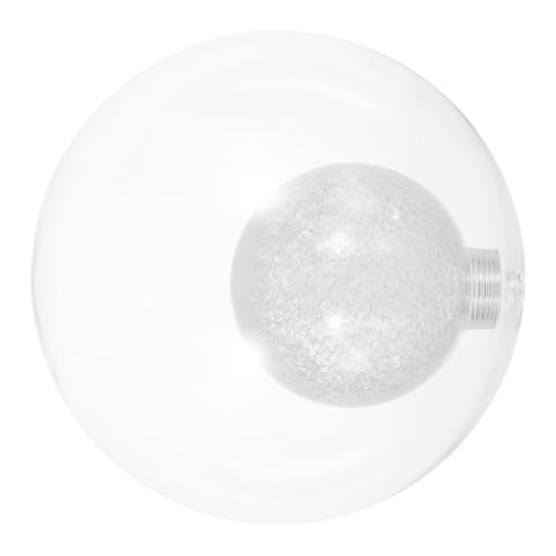 Mikinona Glass Lamp Shade Schneeflocken-motiv Doppelglas Lampenschirm aus Glas für Kronleuchter Wandlampen Deckenleuchten Einfache Montage Hitzebeständig Blendfrei Ersatz für Vanity Light von Mikinona