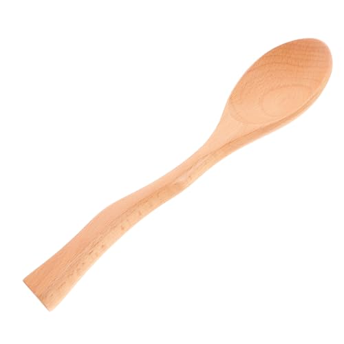Mikinona Großer Holzlöffel mit Langem Griff Rutschfest Standfest Multifunktionaler Reislöffel und Kochlöffel für Küche und Restaurant Praktische Servierhilfe aus Glattem Holz Mikinona Großer Holzlöffel mit Langem Griff Rutschfest Standfest Multifunktionaler Reislöffel und Kochlöffel für Küche und Restaurant Praktische Servierhilfe aus Glattem Holz von Mikinona