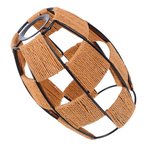 Mikinona Handgewebter Lampenschirm Boho Stil für Esszimmer Hängelampe Minimalistisches Design Vielseitig Einsetzbar in Wohnzimmer Teestube Arbeitszimmer Einfache Montage von Mikinona