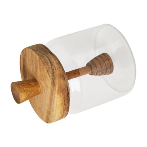Mikinona Honigtopf Mit Holzlöffel Honigglas Behälter Mit Deckel Siruptopf Für Vorrat Transparent Robust Sauber Und Aromatisch Mikinona Honigtopf Mit Holzlöffel Honigglas Behälter Mit Deckel Siruptopf Für Vorrat Transparent Robust Sauber Und Aromatisch von Mikinona