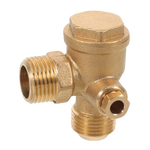 Mikinona Innengewinde Rückschlagventil aus Vollkupfer mit Schlosskernschraube Energieeffiziente Dichtung Robustes Luftkompressor-zubehör für Industrielle Druckluftsysteme Mikinona Innengewinde Rückschlagventil aus Vollkupfer mit Schlosskernschraube Energieeffiziente Dichtung Robustes Luftkompressor-zubehör für Industrielle Druckluftsysteme von Mikinona