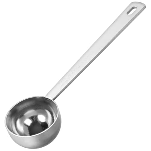 Mikinona Kaffeelöffel mit Langem Griff Hitzebeständig Multifunktionaler Messlöffel für Kaffee Tee Milchpulver Spülmaschinengeeignet Präzise Dosierung Küchenhelfer von Mikinona