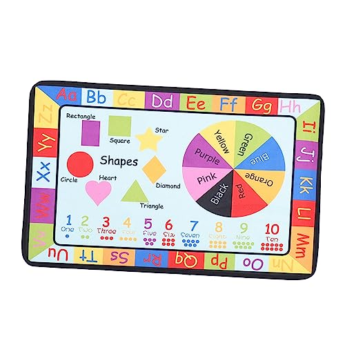 Mikinona Kreativer Spielteppich für Cartoon Rug für Frühe Bildung Weicher Rutschfester Teppich für Krabbeln und Fördert Koordination und Reaktion für Kinderzimmer Mikinona Kreativer Spielteppich für Cartoon Rug für Frühe Bildung Weicher Rutschfester Teppich für Krabbeln und Fördert Koordination und Reaktion für Kinderzimmer von Mikinona