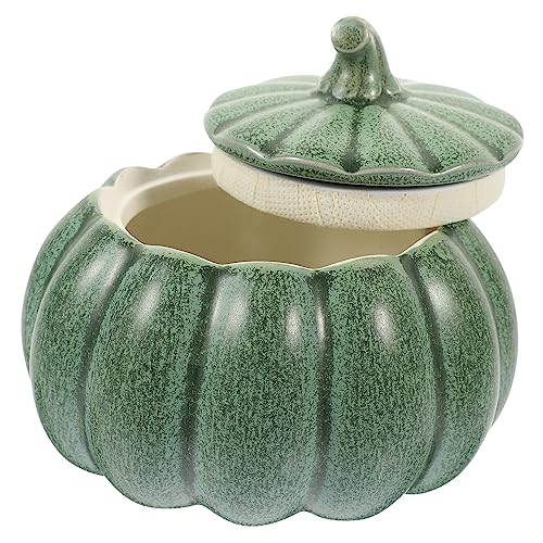 Mikinona Kürbisförmige Keramikschüssel mit Deckel Dekorative Suppenschüssel Vielseitige Küchenware für Pudding und Gewürze für Festliche Anlässe Verschönerung Ihres Mikinona Kürbisförmige Keramikschüssel mit Deckel Dekorative Suppenschüssel Vielseitige Küchenware für Pudding und Gewürze für Festliche Anlässe Verschönerung Ihres von Mikinona