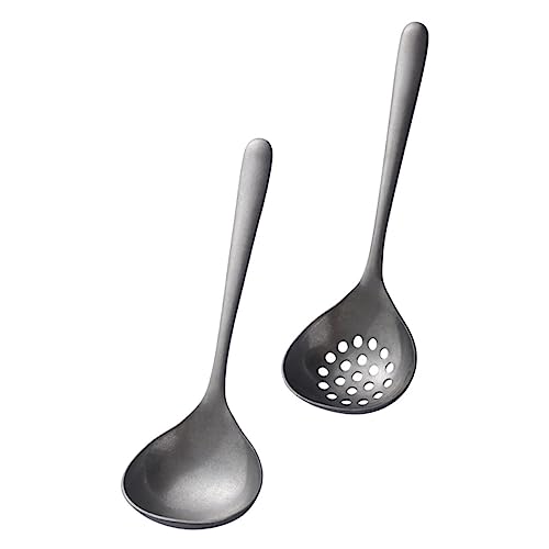 Mikinona Suppenkelle Schaumlöffel Satz Edelstahl Retro Hot Pot Sieb mit Langem Griff Fein Poliert Spülmaschinengeeignet Küchenzubehör für Hotpot und Suppe 1 Satz Mikinona Suppenkelle Schaumlöffel Satz Edelstahl Retro Hot Pot Sieb mit Langem Griff Fein Poliert Spülmaschinengeeignet Küchenzubehör für Hotpot und Suppe 1 Satz von Mikinona