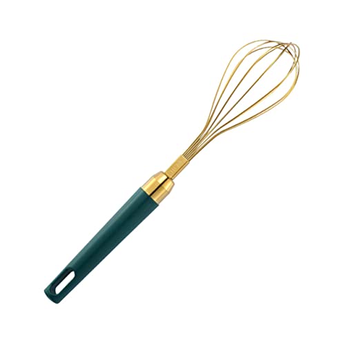 Mikinona Manueller Eierquirl aus Edelstahl Kompakter Handmixer für Sahne und Ei Rostfrei Ergonomisch Leicht zu Reinigen für Küche Bäckerei und Haushalt Goldfarben Wiederverwendbar Mikinona Manueller Eierquirl aus Edelstahl Kompakter Handmixer für Sahne und Ei Rostfrei Ergonomisch Leicht zu Reinigen für Küche Bäckerei und Haushalt Goldfarben Wiederverwendbar von Mikinona