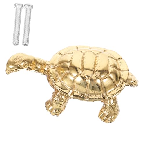 Mikinona Messing knauf Schildkrötenform Robust Dekorativ Möbelgriff für Schrank Kommode Schublade Vielseitig Einsetzbar Praktisches Öffnen für Kleiderschrank Badezimmer Bereich Mikinona Messing knauf Schildkrötenform Robust Dekorativ Möbelgriff für Schrank Kommode Schublade Vielseitig Einsetzbar Praktisches Öffnen für Kleiderschrank Badezimmer Bereich von Mikinona
