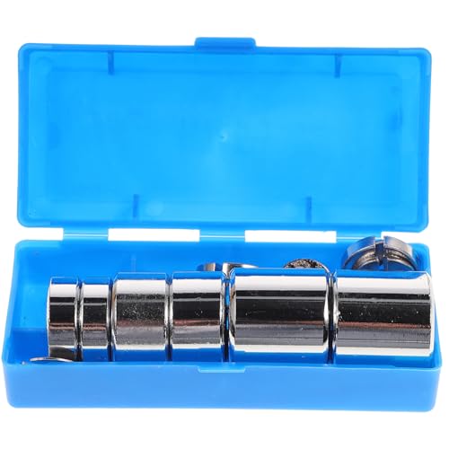 Mikinona Metall schlitzgewichte mit Haken für Physik Experimente Langlebige Stahl ausführung Korrosionsbeständig Präzise Gefertigt für Kraft Gleichgewichts demonstrationen im Mikinona Metall schlitzgewichte mit Haken für Physik Experimente Langlebige Stahl ausführung Korrosionsbeständig Präzise Gefertigt für Kraft Gleichgewichts demonstrationen im von Mikinona