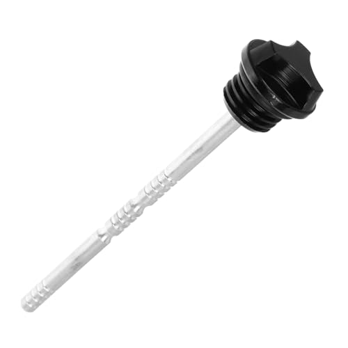 Mikinona Motorrad Ölmessstab Aluminiumlegierung Ölstandsanzeige Präzise Füllstandsanzeiger Passend Einfache Montage Stilvoll für Diverse Modelle von Mikinona