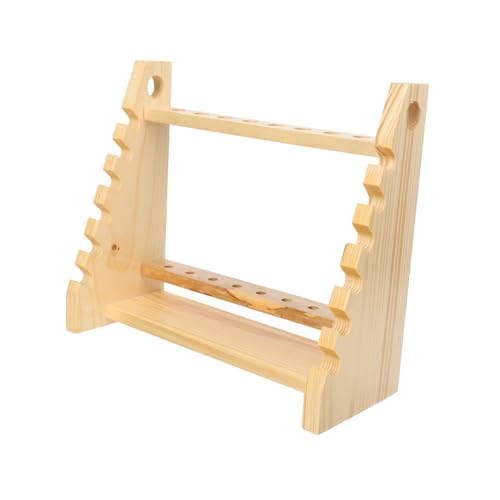 Mikinona Multifunktionaler Testrohrhalter aus Holz Wiederverwendbar und Leicht Sicher für Labor Schule und Wissenschaft Stabiler Pipetten Reagenzglasständer Handpoliert und Langlebig Mikinona Multifunktionaler Testrohrhalter aus Holz Wiederverwendbar und Leicht Sicher für Labor Schule und Wissenschaft Stabiler Pipetten Reagenzglasständer Handpoliert und Langlebig von Mikinona