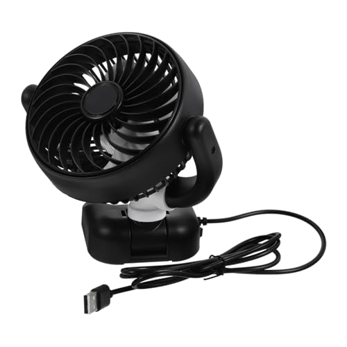 Mikinona Multifunktionaler USB Autoventilator mit Einstellbarem für Autos Wohnmobile und Büro Langlebig und Einfach zu Bedienen von Mikinona