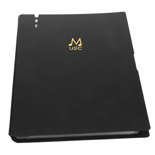 Mikinona Musiknoten Ordner Spiralbinder Seiten Organizer Hülle Doppelseitig für Chor Orchester Band Musiker Tragbar von Mikinona