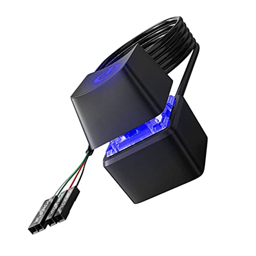 Mikinona PC Netzschalter Verlängerungskabel mit LED Externer Fernstart für Desktop Computer für Internetcafés Heimgebrauch Einfach zu Bedienen Ersetzt Mikinona PC Netzschalter Verlängerungskabel mit LED Externer Fernstart für Desktop Computer für Internetcafés Heimgebrauch Einfach zu Bedienen Ersetzt von Mikinona