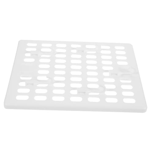 Mikinona Pegboard Wandhalterung Weiß Lochwand Organizer mit Haken Vielseitiges Wandregal für Küche Bad Werkstatt zur Einfachen Wandorganisation und Werkzeugaufbewahrung von Mikinona