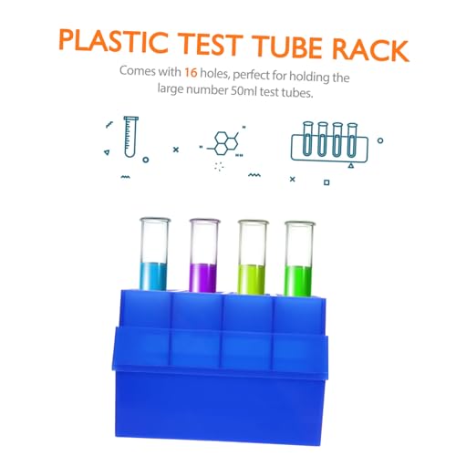 Mikinona Plastik Gefrierschrank Aufbewahrungsbox für Zentrifugenröhrchen Fächer Stabiles Mikrozentifugenröhrchen Rack mit Nummerierung Transparenter Labor Röhrenhalter für Forschung und Mikinona Plastik Gefrierschrank Aufbewahrungsbox für Zentrifugenröhrchen Fächer Stabiles Mikrozentifugenröhrchen Rack mit Nummerierung Transparenter Labor Röhrenhalter für Forschung und von Mikinona