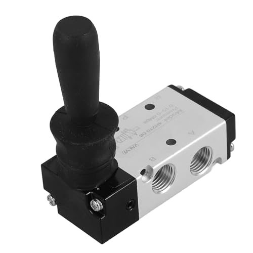 Mikinona Pneumatisches Handhebelventil Kompakt Robust Verschleißfest Manuelle Steuerung Vielseitig Einsetzbar für Zylinderluftventile Pneumatiksysteme Mikinona Pneumatisches Handhebelventil Kompakt Robust Verschleißfest Manuelle Steuerung Vielseitig Einsetzbar für Zylinderluftventile Pneumatiksysteme von Mikinona