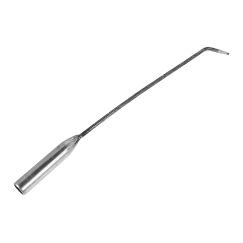 Mikinona Robuster Metall Feuerhaken mit Langem Griff Multifunktionales Kaminwerkzeug für Innen und Außenbereich Leichtes Ergonomisches Design für Kamin Grill und Feuerstelle Einfach zu von Mikinona