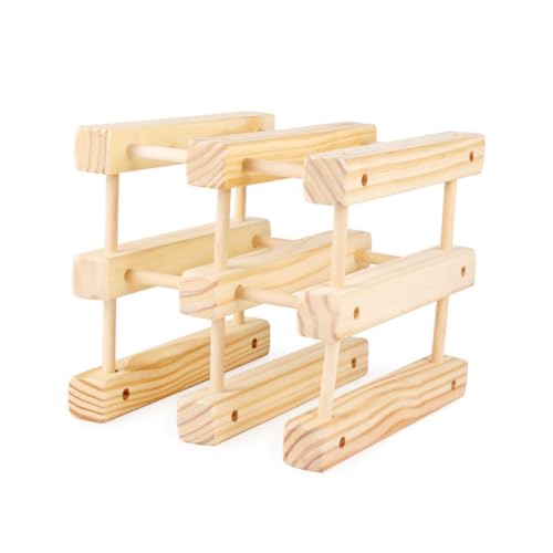 Mikinona Robustes Holz Weinregal Europäischer Stil Flaschenhalter Kompakte Weinflaschenaufbewahrung Horizontale Lagerung für Theke Stabiles Design für Weinliebhaber Mikinona Robustes Holz Weinregal Europäischer Stil Flaschenhalter Kompakte Weinflaschenaufbewahrung Horizontale Lagerung für Theke Stabiles Design für Weinliebhaber von Mikinona