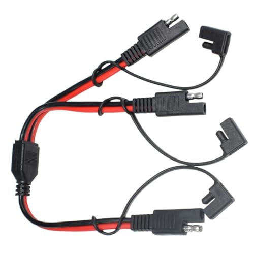 Mikinona Sae Power Extension Kabel zu Adapter aus Reinem Kupfer Niedriger Widerstand Schnellverbinder für Auto Solarbatterie Stromübertragung Langlebiges Kfz Verlängerungskabel Mikinona Sae Power Extension Kabel zu Adapter aus Reinem Kupfer Niedriger Widerstand Schnellverbinder für Auto Solarbatterie Stromübertragung Langlebiges Kfz Verlängerungskabel von Mikinona