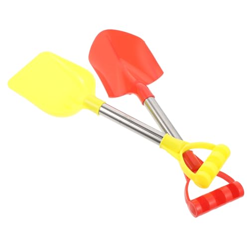 Mikinona Schneeschaufel Edelstahl Praktisches Winterspielzeug für Schnee Sandspiele Sicher und Komfortabel für Outdoor-spielspaß im Winter Zufällige Farbe von Mikinona