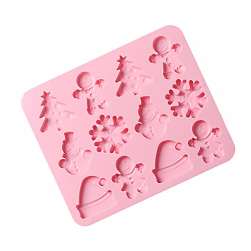 Mikinona Silikon Backform Kuchen Form Weihnachten Süßigkeiten Form Set von Cookie Cutters von Mikinona