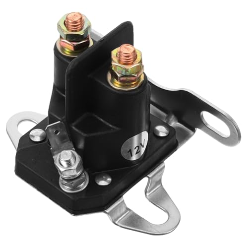 Mikinona Starterrelais Magnetventil für Rasenmäher und Auto Langlebiges Elektromagnet relais Robustes Ersatzteil für Anlasser Installieren Stabil und Hitzebeständig Kompatibel von Mikinona