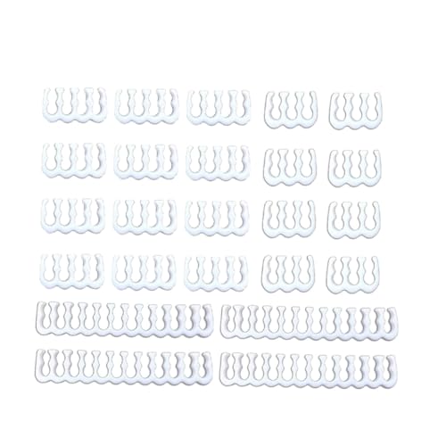 Mikinona Teiliges Power Supply Verlängerungskabel Clip für Kabel Stabiler Kabelhalter für Computer Verhindert Kabelverdrehungen Weiß Ordentliche Kabelführung von Mikinona