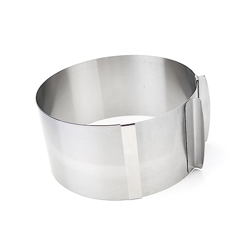 Mikinona Tortenring Verstellbar Mousse Form Für Runde Kuchen Hochwertige Backform Geeignet Für Zuhause Restaurants Und Cafés Spülmaschinenfest von Mikinona