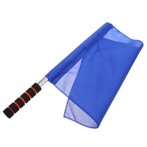 Mikinona Tragbare Wettkampf Flagge Handwelle Flagge für Schiedsrichter und Sportveranstaltungen für Rennfahrer Geburtstagsfeiern und Teamevents mit Ergonomischem Griff und Robustem Mast von Mikinona