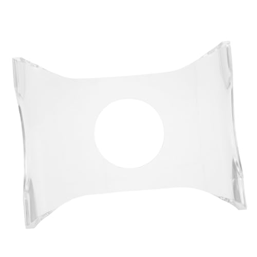 Mikinona Transparenter Acryl Gitarrenständer Kompakt Vertikal Bassgitarren Organizer für Akustische Elektrische Gitarren und Ukulele Leicht und Reisefreundlich Stabile Bodenhalterung von Mikinona