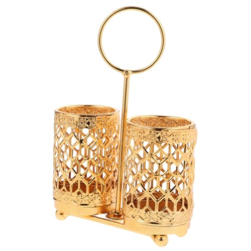 Mikinona Edelstahl Besteckhalter Für Küchenutensilien Robuster Utensilien Organizer Mit Dekorativem Design Praktischer Geschirrhalter Für Löffel Gabeln Und Essstäbchen Trocknungsbehälter Für Saubere von Mikinona