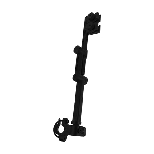 Mikinona Verstellbarer Schirmhalter Fahrrad Kinderwagen Elektroroller Wetterfester Schirmständer Robust Leichter Halterungsschutz für Outdoor Nutzung von Mikinona
