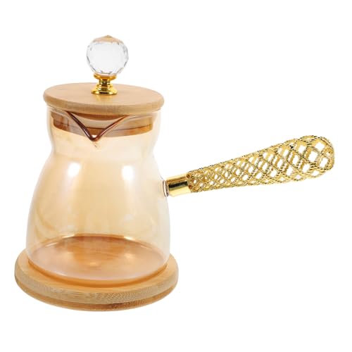 Mikinona Vintage Ergonomischer Glaskaffeekanne mit Langem Griff Hitzebeständiger Teebereiter für Zuhause Vielseitig Einsetzbar für Kaffee und Tee Stilvolles Design Mikinona Vintage Ergonomischer Glaskaffeekanne mit Langem Griff Hitzebeständiger Teebereiter für Zuhause Vielseitig Einsetzbar für Kaffee und Tee Stilvolles Design von Mikinona