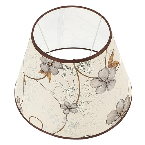 Mikinona Vintage Tischlampe Lampenschirm aus Stoff Blumenmuster Abnehmbar für Schlafzimmer E27 Fassung Leicht und Mikinona Vintage Tischlampe Lampenschirm aus Stoff Blumenmuster Abnehmbar für Schlafzimmer E27 Fassung Leicht und von Mikinona