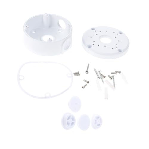 Mikinona Wasserdichte Aluminiumlegierung Abzweigdose für Überwachungskamera Außenbereich Kabelschutz Junction Box für Dome Solarpanel montage Einfache Installation von Mikinona