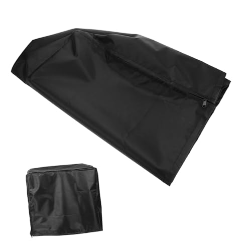 Mikinona Wasserdichte Staubschutzhülle für Desktop PC Tower Langlebiger Computer Cover Schwarz Schlichte Büro Computer Abdeckung Schützt vor Feuchtigkeit und Staub von Mikinona