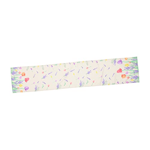 Mikinona Wasserdichtes Tischflagge Seide Braut Tischdecke Blumen- Wasserdichter Tischläufer Tischdekoration Hochzeit Rustikal Fälschung Blühen Bunt Für Colorful Pongee von Mikinona