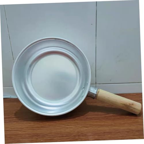 Mikinona Wasserschöpfer Aluminium Kelle mit Holzgriff Außendurchmesser Wasserschöpflöffel für Küche Bad Garten Vielseitig Einsetzbar Robust und Langlebig von Mikinona