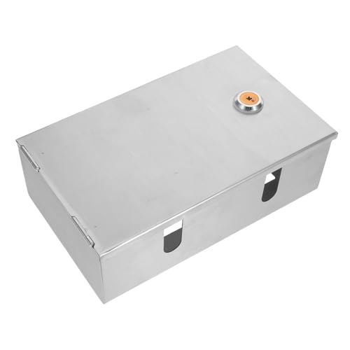 Mikinona Wetterfeste Steckdosenschutzbox aus Edelstahl mit Schlüssel Abschließbare Diebstahlsichere und wasserdichte Schutzabdeckung für Außen Steckdosen Mikinona Wetterfeste Steckdosenschutzbox aus Edelstahl mit Schlüssel Abschließbare Diebstahlsichere und wasserdichte Schutzabdeckung für Außen Steckdosen von Mikinona