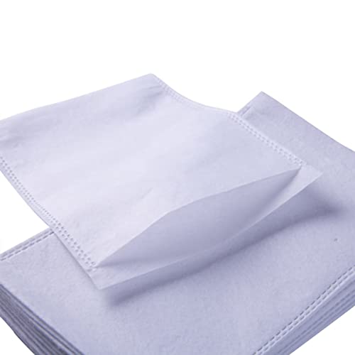 Einmal-Waschhandschuhe, Einmalwaschlappen,Soft Vliesstoff, Einwegwaschhandschuh Waschlappen ideal für Hygienebereiche - wie Pflegedienste, 10 Stück von Mikiuly