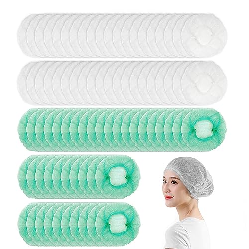 Einweg Nicht Gewebt Bouffant Kappen,Einweg Haarhaube,Elastisch Einweghaarnetz,Vliesstoff Netzhaube,Einweghauben,Unisex Arbeitsmütze Haarnetz,Mit Elastischem Stretch-Band,Einweg Haarnetz(Grün, Weiß) Einweg Nicht Gewebt Bouffant Kappen,Einweg Haarhaube,Elastisch Einweghaarnetz,Vliesstoff Netzhaube,Einweghauben,Unisex Arbeitsmütze Haarnetz,Mit Elastischem Stretch-Band,Einweg Haarnetz(Grün, Weiß) von Mikiuly