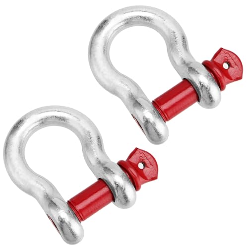 Schäkel Geschweift, Schäkel Hochfest, D Ring Schäkel, Geschweifte Schäkel mit Augenbolzen, Schäkel-Clip mit Stift, Schwere Schäkel Abschleppen Heben Schekel, 2 Stück Schäkel Geschweift, Schäkel Hochfest, D Ring Schäkel, Geschweifte Schäkel mit Augenbolzen, Schäkel-Clip mit Stift, Schwere Schäkel Abschleppen Heben Schekel, 2 Stück von Mikiuly