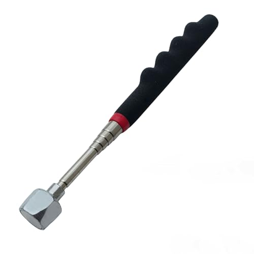 Sechskantkopf Teleskop Magnetstab, Magnetheber, Teleskopmagnet, Stabmagnet Magnetstab, Telescopic Magnetis Picking up Tool, Magnethebekraft bis zu 16lb, für die Aufnahme von an unzugänglichen Stellen von Mikiuly