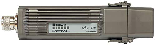 MikroTik Metal 52 ac with 720MHz CPU, 64MB RAM, 1 x Gigabit LAN, RBMETALG-52SHPACN (64MB RAM, 1 x Gigabit LAN, 1 x Built-in high Power 2.4/5GHz 802.11a/b/g/n/ac Wireless, RouterOS L4, Metal c) von MikroTik