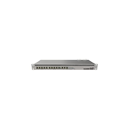 Mikrotik RB1100AHx4 angeschlossener Router (Gigabit Ethernet, 10/100/1000Base-T(X), 10,100,1000 Mbit/s, 7,5 Gbit/s, Annapurna Labs Alpine AL21400, 1400 MHz) von MikroTik