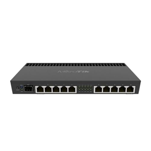 MikroTik RB4011IGS+RM Kabelrouter Gigabit Ethernet, Schwarz von MikroTik