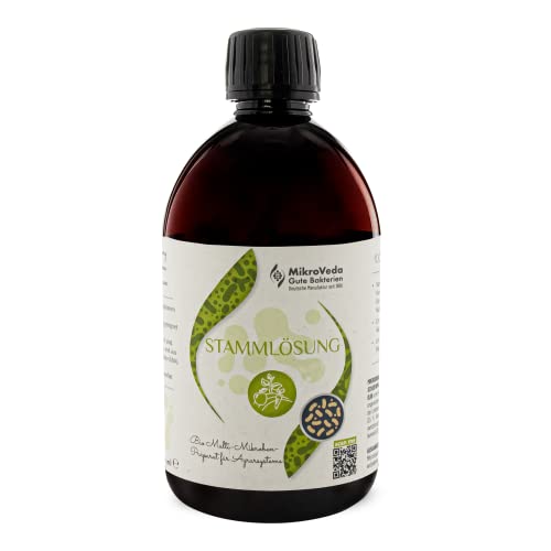 Mikroveda Bio-Stammlösung - Effektive Mikroorganismen - 15 Stämme - Farming - Urlösung - Bodenaktivator und -hilfsstoff - Kompost - Teiche - Garten - Agrarwirtschaft - VEGAN (0,5l) von Mikroveda
